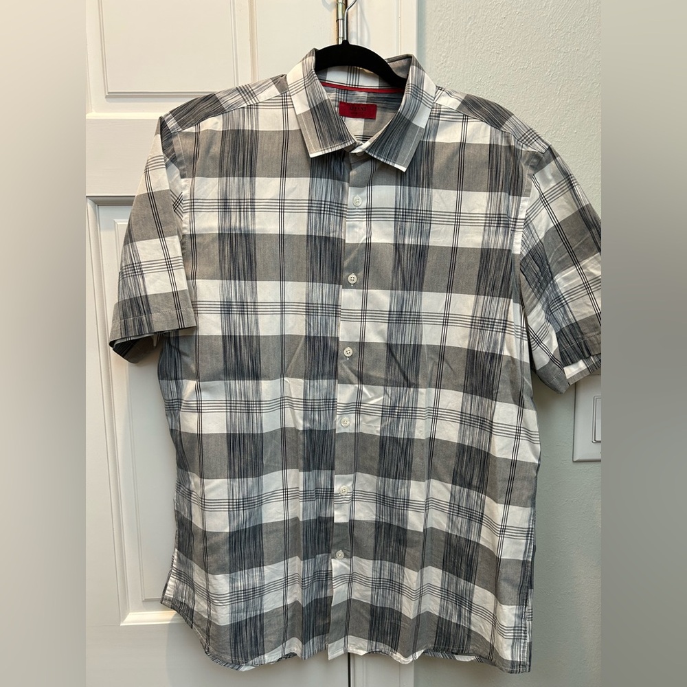Alfani Slim Fit Button Down, Size Large